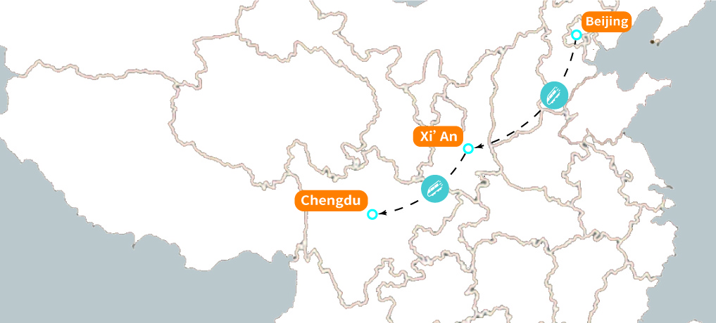 China Culture & Mount Hua Tour Map