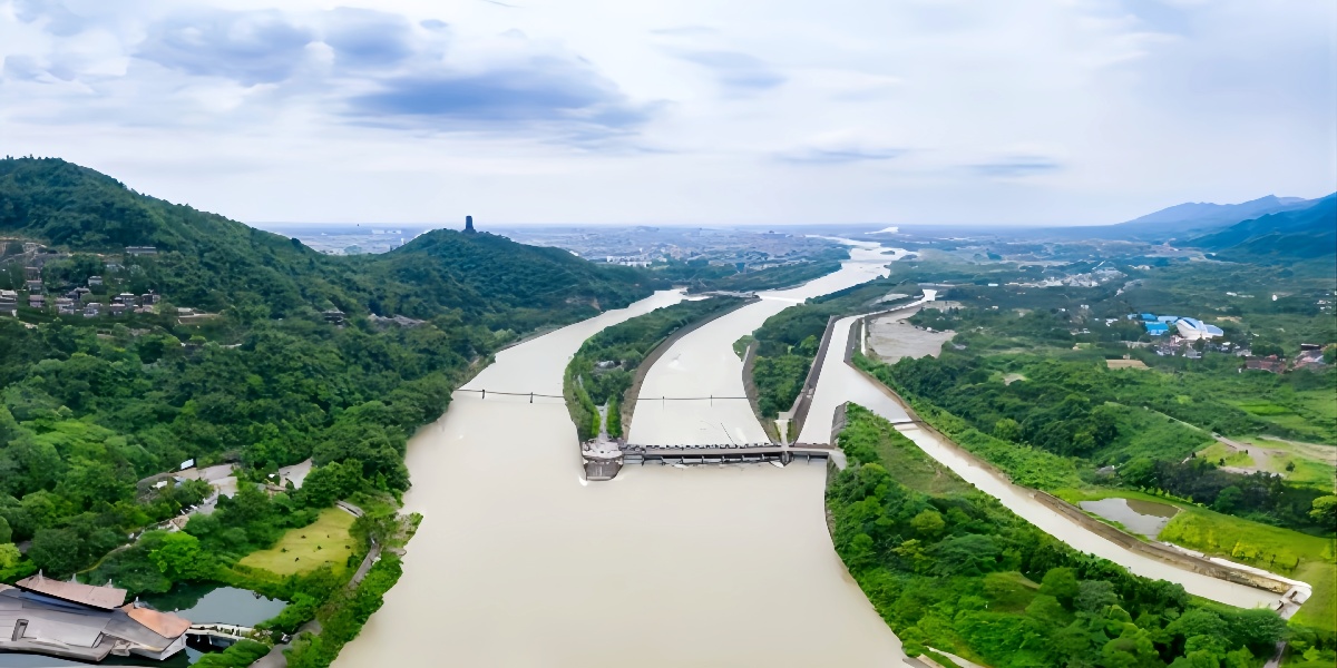 The Dujiangyan water conservancy project